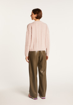 Pull col rond en laine nylon - Gustave