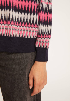 Pull motifs aztèques en  laine - Fidji