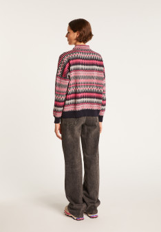 Pull motifs aztèques en  laine - Fidji