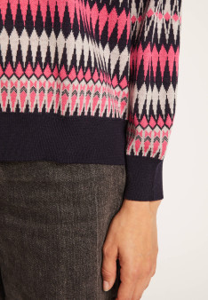 Pull motifs aztèques en  laine - Fidji