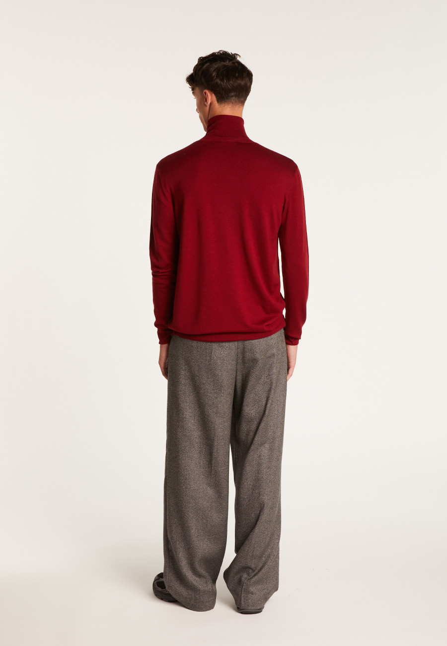 Pull col roulé en laine mérinos - Berry Pull col roulé en laine mérinos - Berry