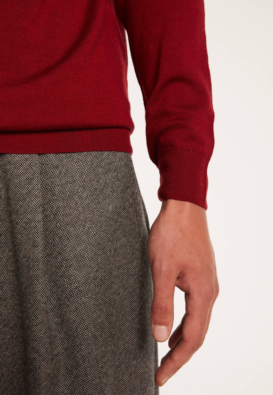 Pull col roulé en laine mérinos - Berry Pull col roulé en laine mérinos - Berry