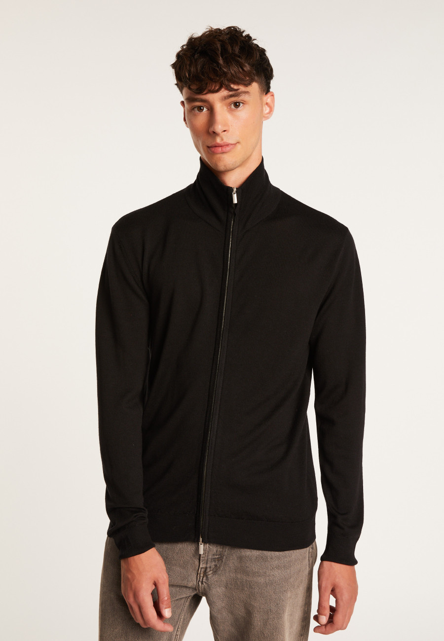 Gilet zippé en laine - Bastian Gilet zippé en laine - Bastian