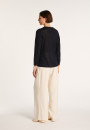 Cardigan à poches en lin flammé - Bao