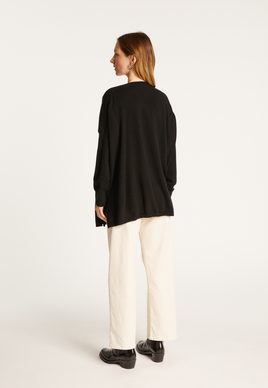 Oversized kasjmier trui met V-hals - Apolline