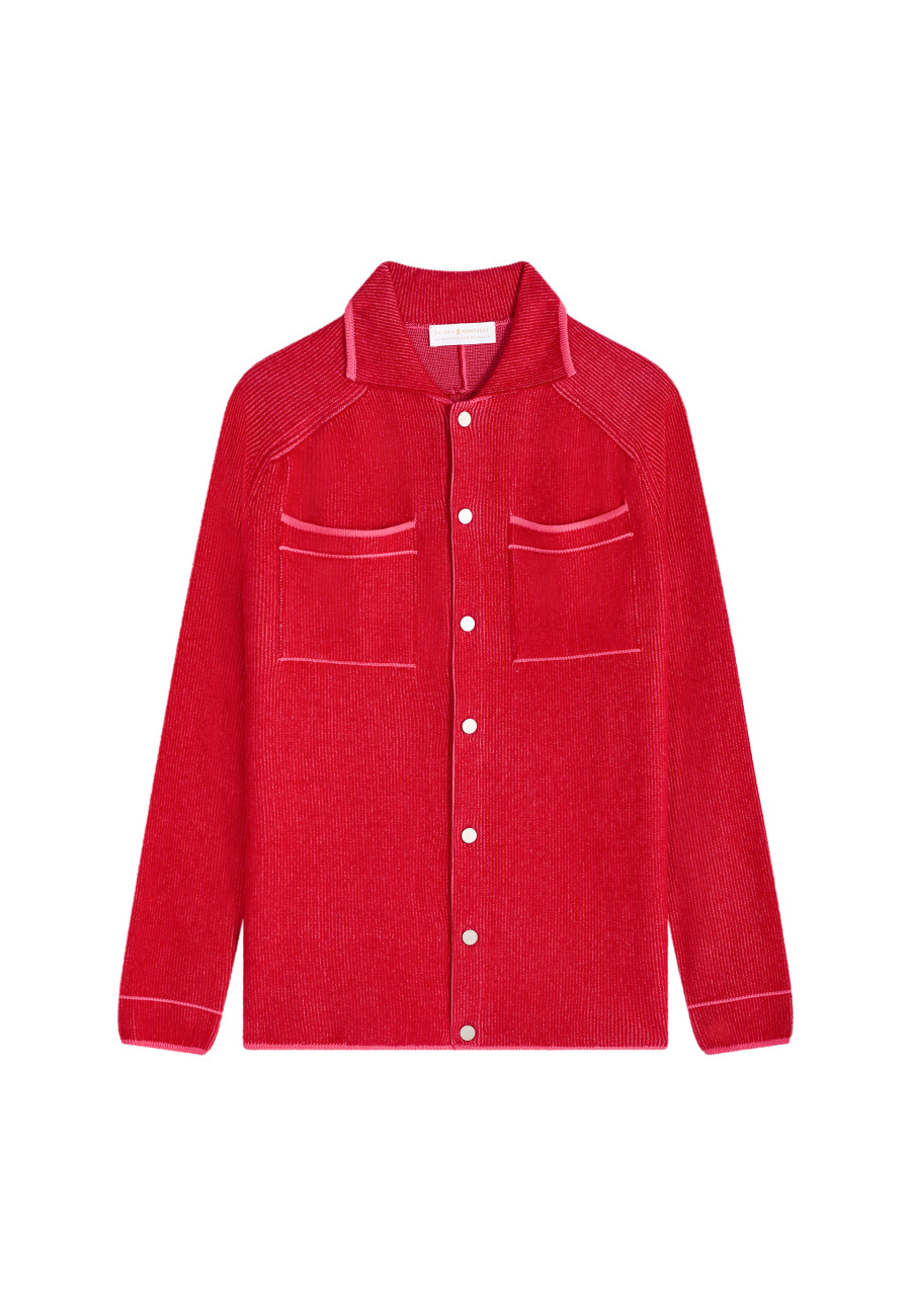 Uniseks fluwelen wollen overshirt - Timeo