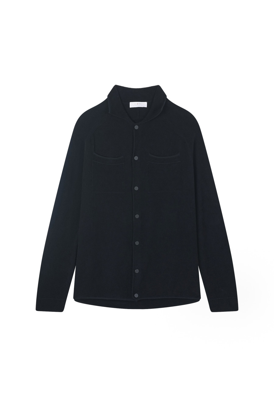 Uniseks fluwelen wollen overshirt - Timeo