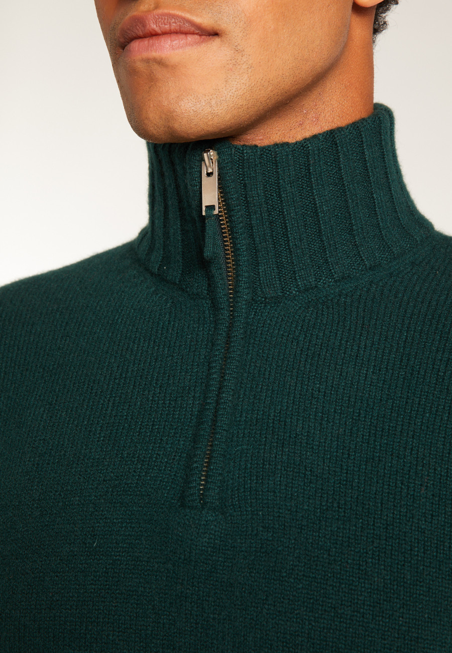 Kaschmirpullover mit Reißverschluss - Emiliano duo