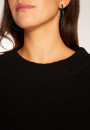 Kurzer Kaschmirpullover mit Rundhalsausschnitt - Vicky