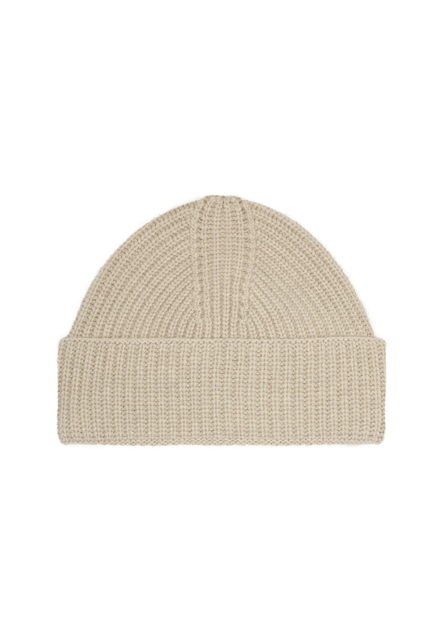 Unisex-Mütze aus Merinowolle – Linie
