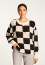 Losse mohair trui met ronde hals - Rozana