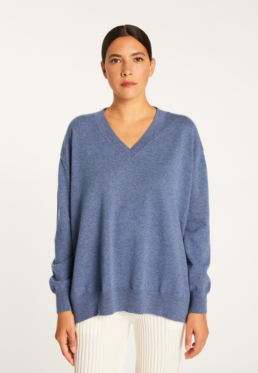 Schlitzpullover aus Kaschmir - Alienor