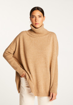 Rollkragenpullover aus Wolle und Kaschmir – Clara