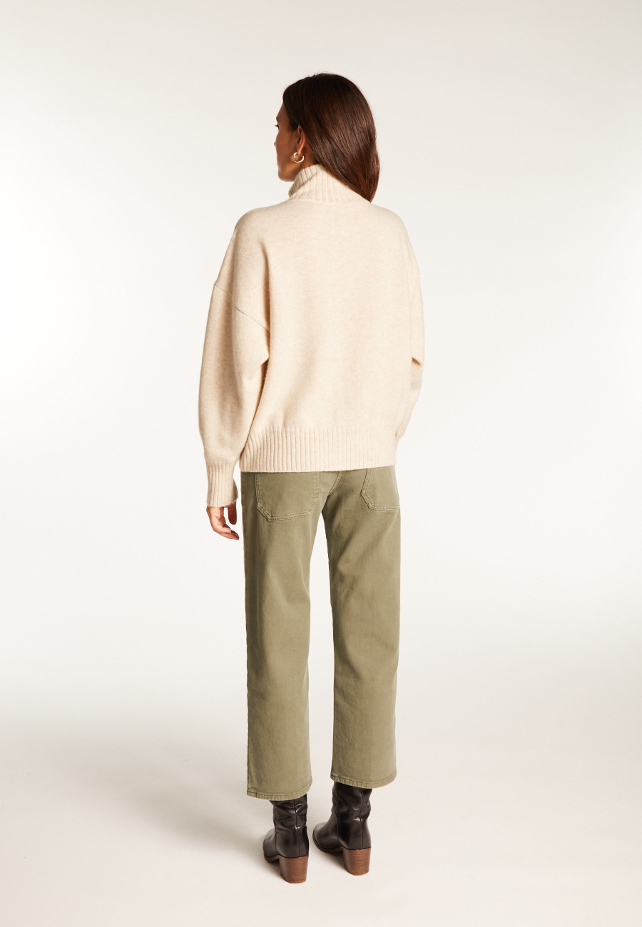 Kaschmir-Cardigan mit Reißverschluss – Agnes duo