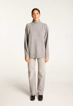 Kaschmirpullover mit hohem Kragen - Roxane