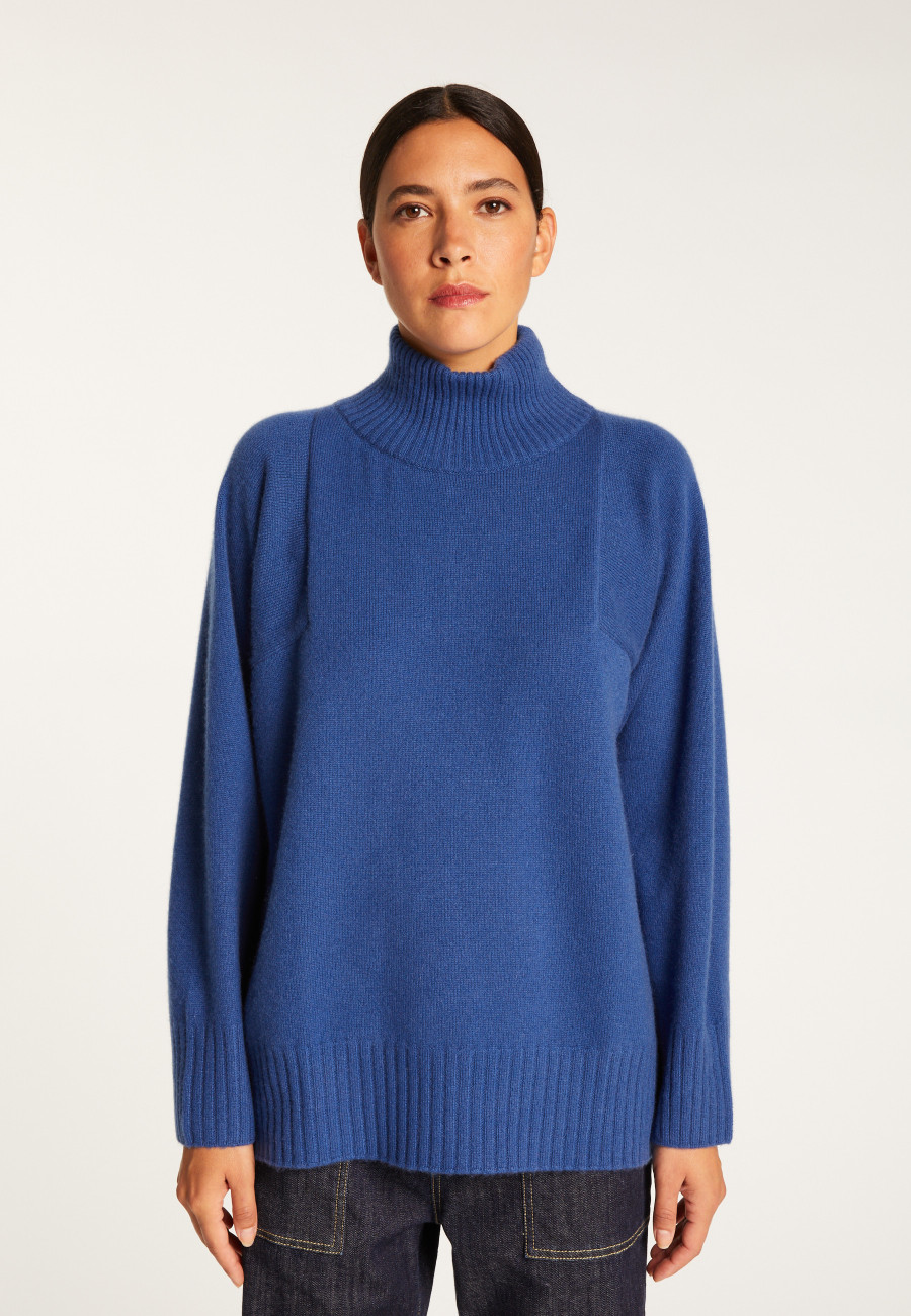 Kaschmirpullover mit hohem Kragen - Roxane