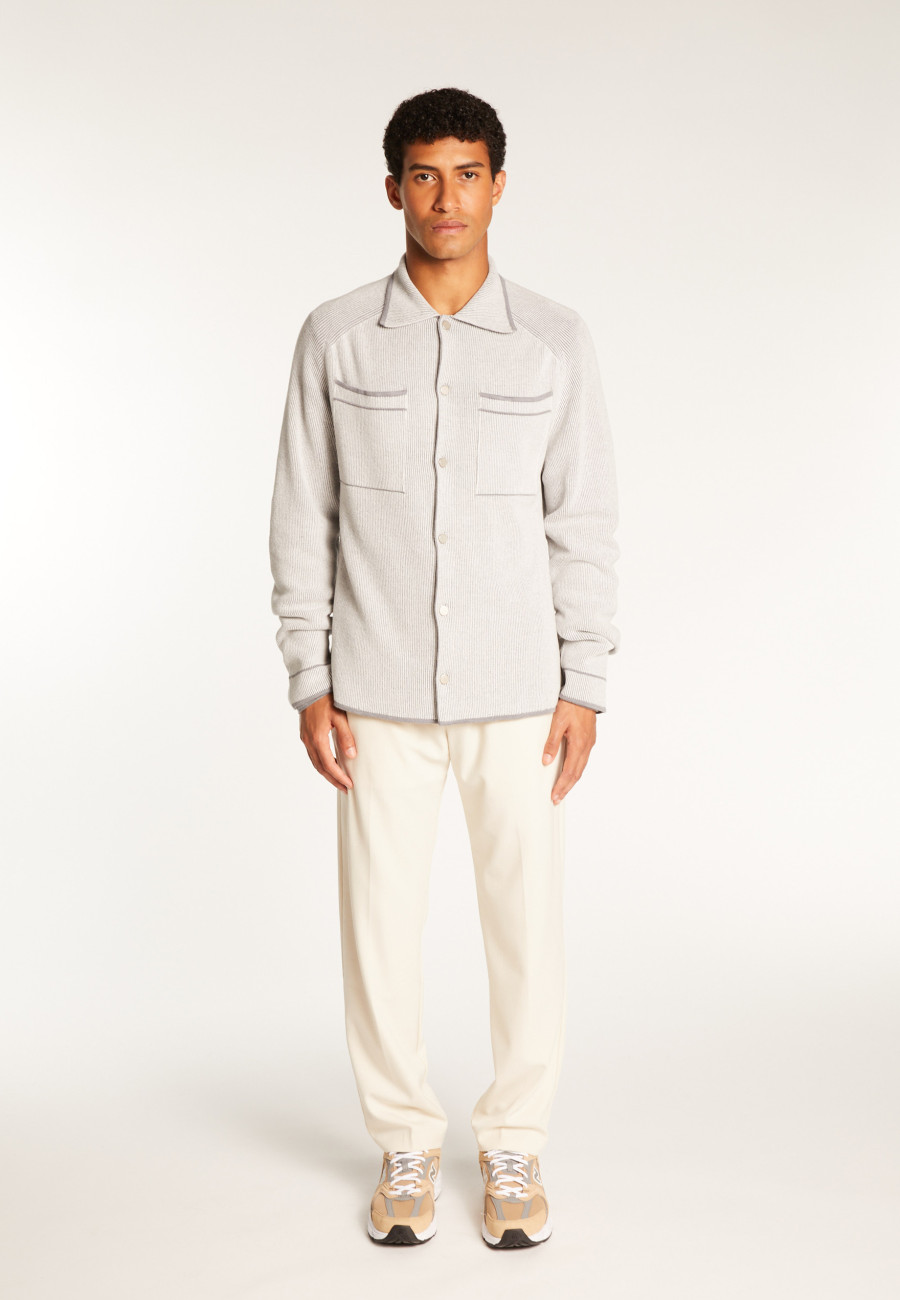 Uniseks fluwelen wollen overshirt - Timeo