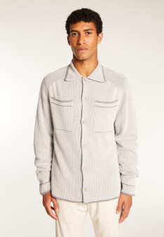 Uniseks fluwelen wollen overshirt - Timeo