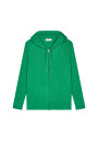 Kaschmirjacke mit Kapuze und Reißverschluss – Emilien