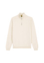 Kaschmirpullover mit Reißverschlusskragen – Emile