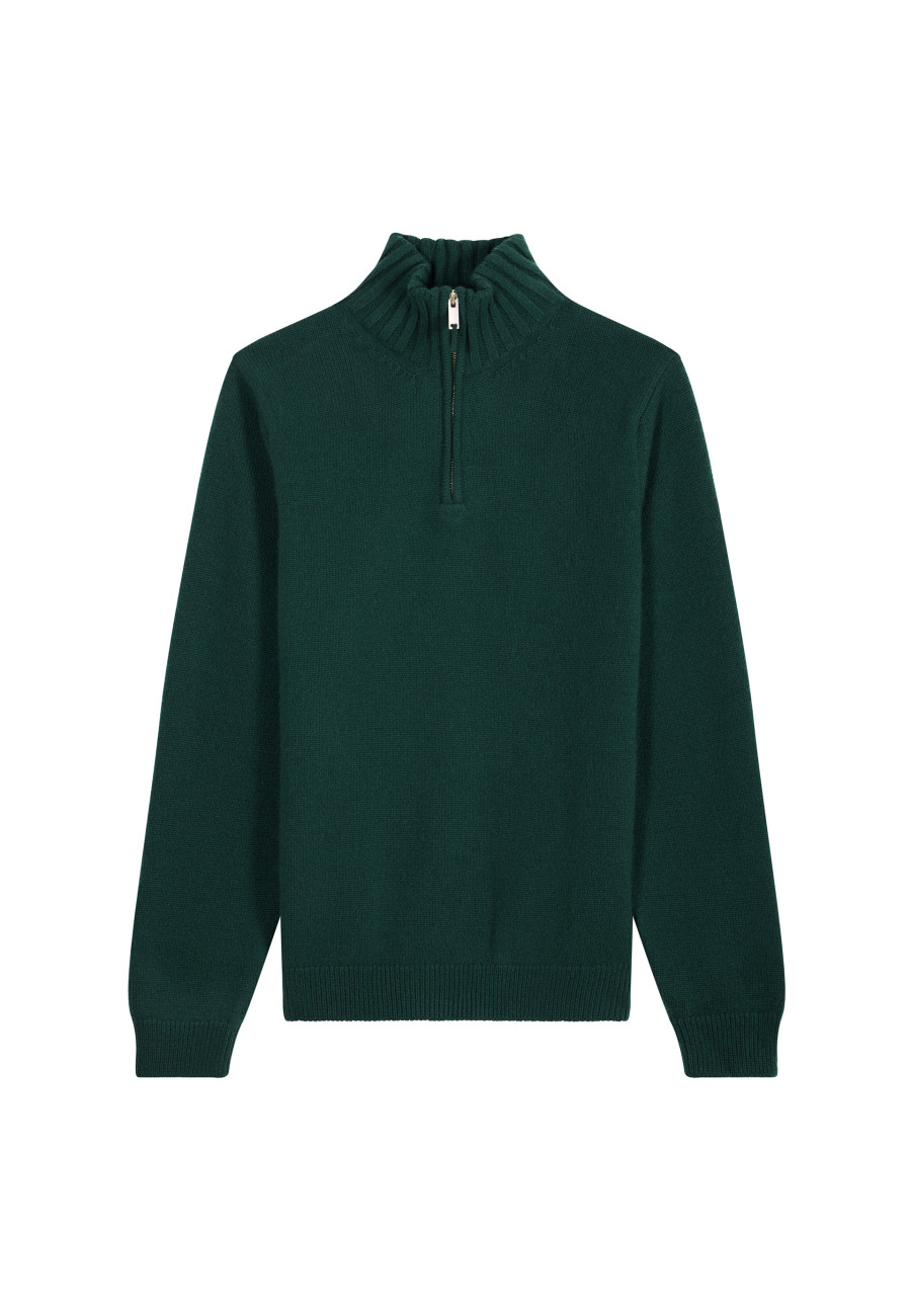 Kaschmirpullover mit Reißverschluss - Emiliano duo