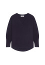 Pullover mit V-Ausschnitt aus Merinowolle – Robine
