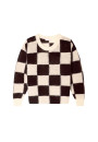 Losse mohair trui met ronde hals - Rozana