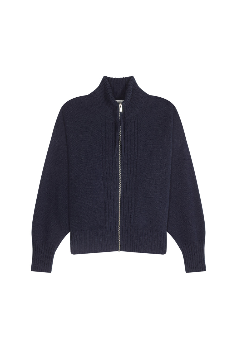 Kaschmir-Cardigan mit Reißverschluss – Agnes duo