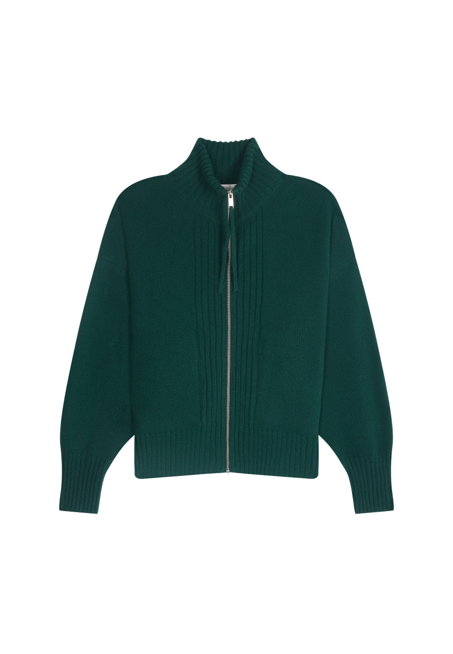 Kaschmir-Cardigan mit Reißverschluss – Agnes duo Kaschmir-Cardigan mit Reißverschluss – Agnes duo