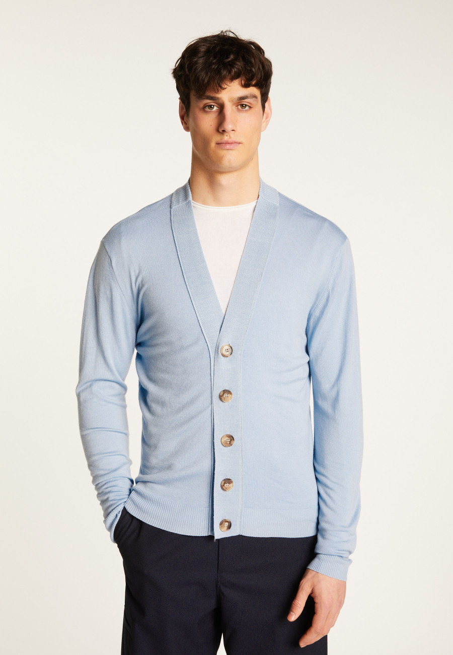 Cardigan en laine mérinos