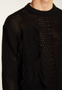 Pull en coton ajouré