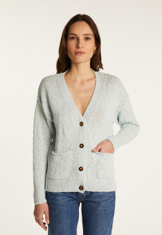 Cardigan en coton et lin - Naïs