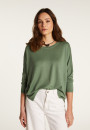 Pullover mit U-Boot-Ausschnitt aus Merinowolle  Azel