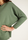 Pullover mit U-Boot-Ausschnitt aus Merinowolle  Azel