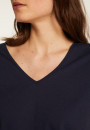 Baumwoll-T-Shirt mit V-Ausschnitt  Dasha