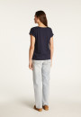 Baumwoll-T-Shirt mit V-Ausschnitt  Dasha