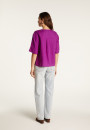 Leinen-T-Shirt mit V-Ausschnitt  Emma