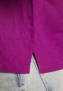 Leinen-T-Shirt mit V-Ausschnitt  Emma