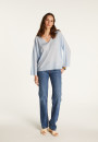 Pullover mit V-Ausschnitt aus leichtem Garn  Delly