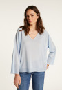 Pullover mit V-Ausschnitt aus leichtem Garn  Delly