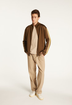 Jacke mit Reißverschluss aus Fil Lumiere - Romuald