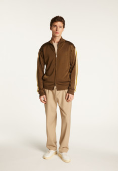Jacke mit Reißverschluss aus Fil Lumiere - Romuald