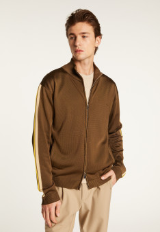 Jacke mit Reißverschluss aus Fil Lumiere - Romuald