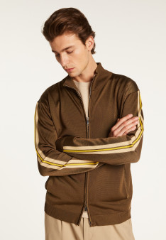 Jacke mit Reißverschluss aus Fil Lumiere - Romuald