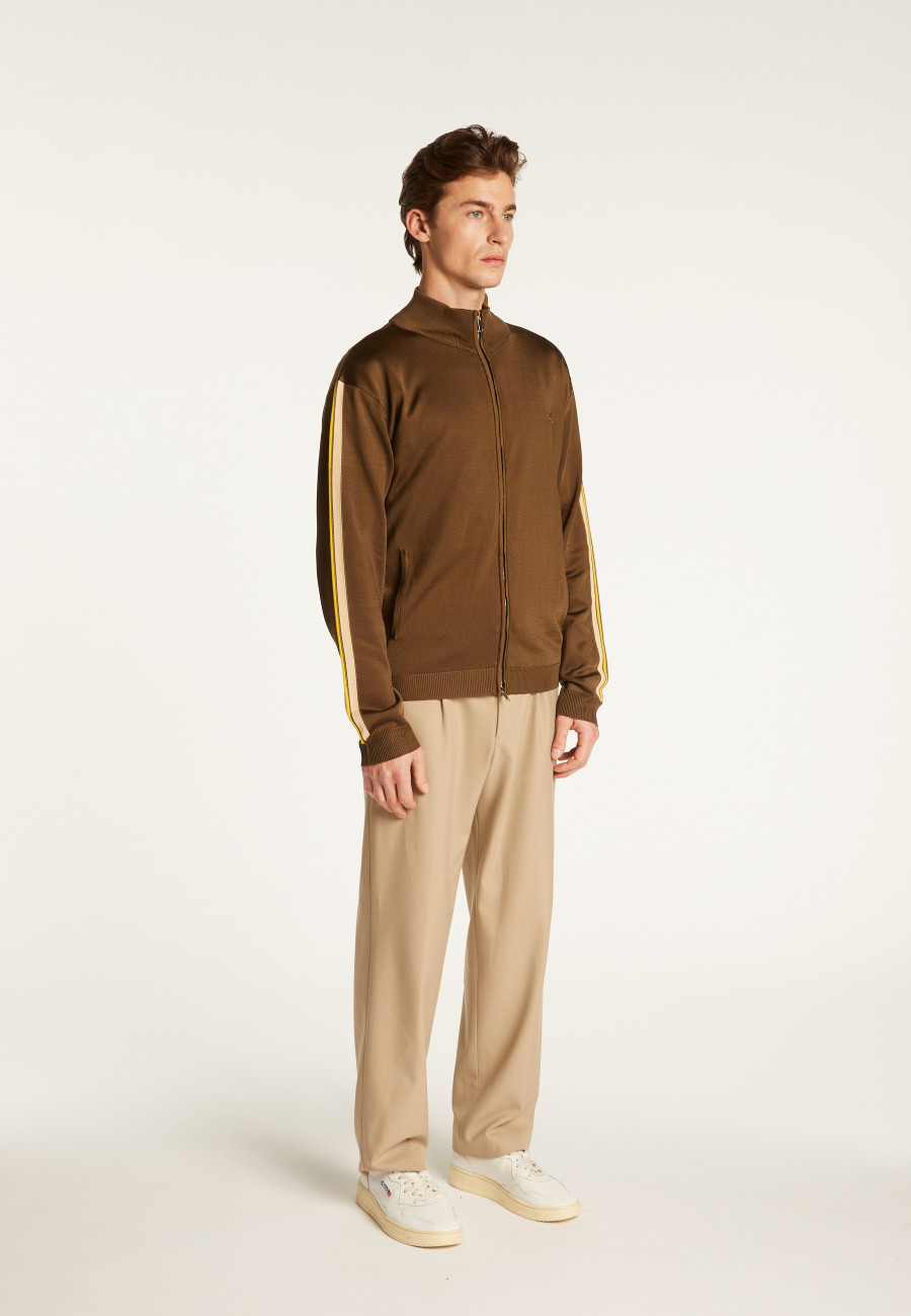 Jacke mit Reißverschluss aus Fil Lumiere - Romuald