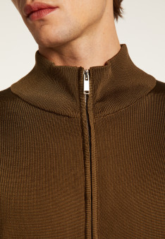 Jacke mit Reißverschluss aus Fil Lumiere - Romuald