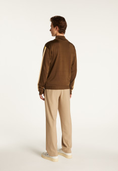 Jacke mit Reißverschluss aus Fil Lumiere - Romuald