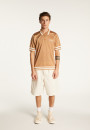 Poloshirt aus hellem Garn und Streifen  Montmartre