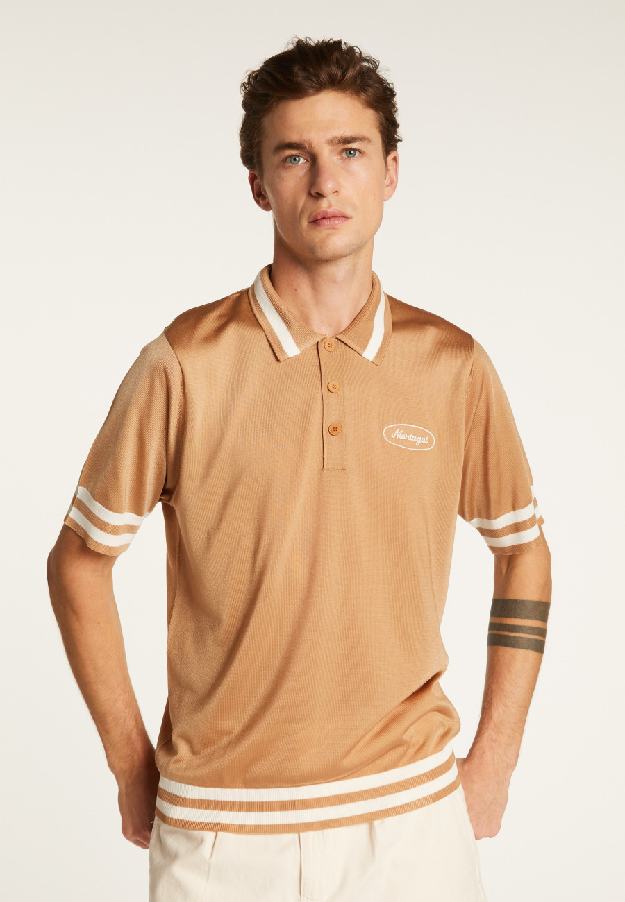 Poloshirt aus hellem Garn und Streifen  Montmartre