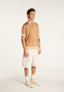 Poloshirt aus hellem Garn und Streifen  Montmartre